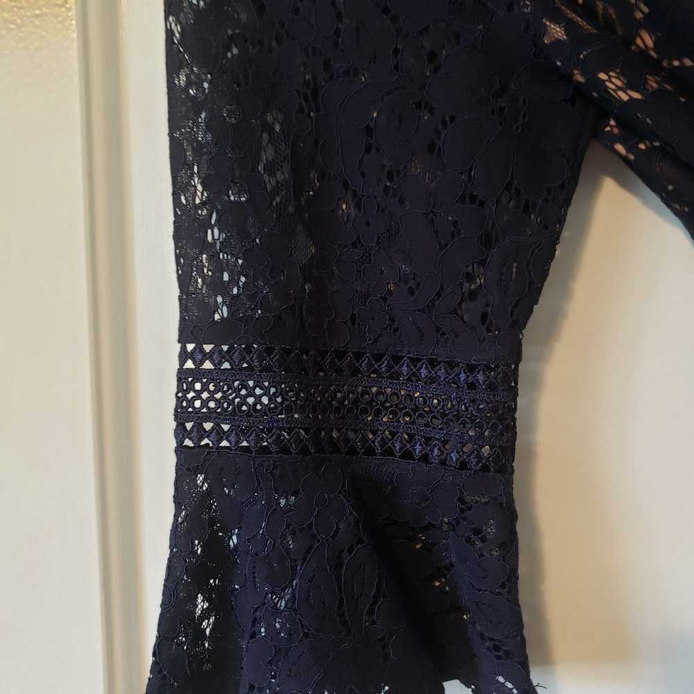 Lace Dress ( NAVY ) - image 4