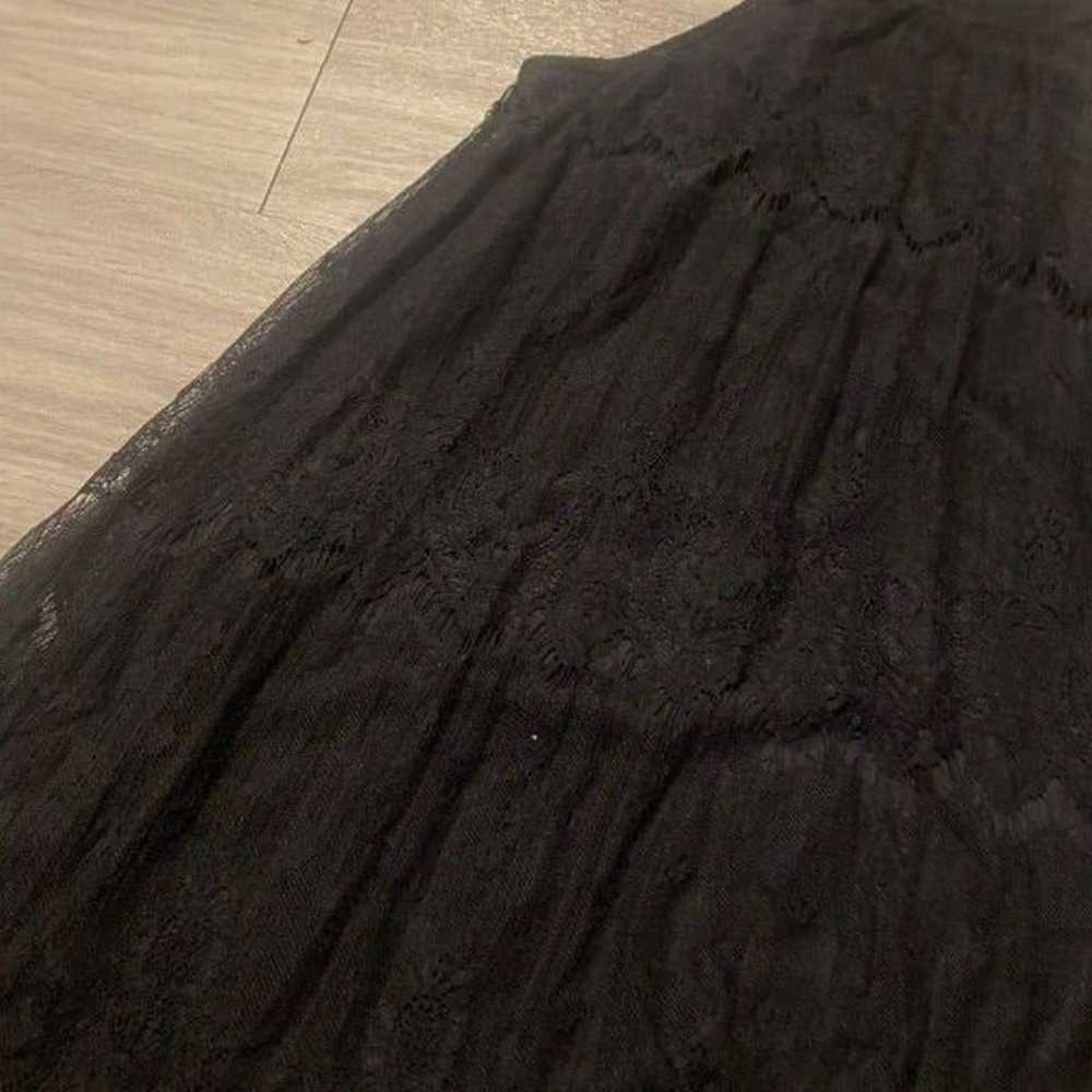 ASTR black lack sleeveless halter mini dress size… - image 5