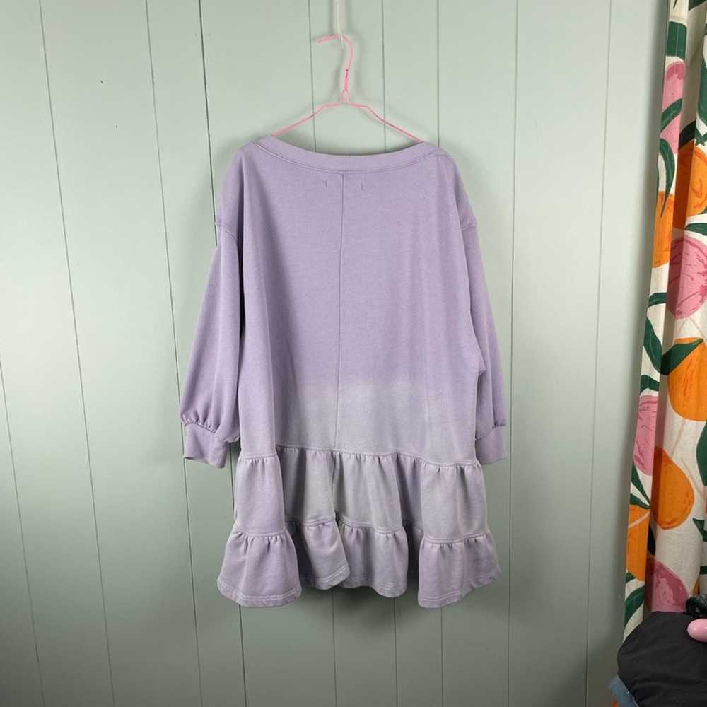 Free People Sunny Side Tiered Mini Sweater Dress … - image 4