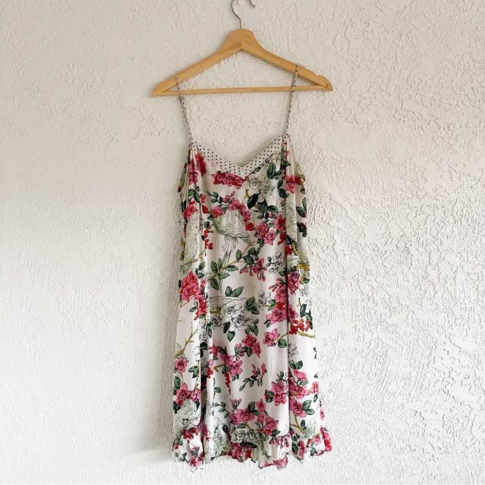 Anthropologie Floral Cami Mini Dress - image 1