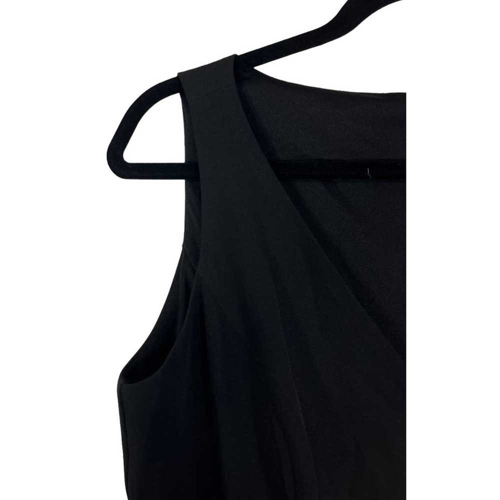 Marina Womens size 10 dress black sleeveless faux… - image 2