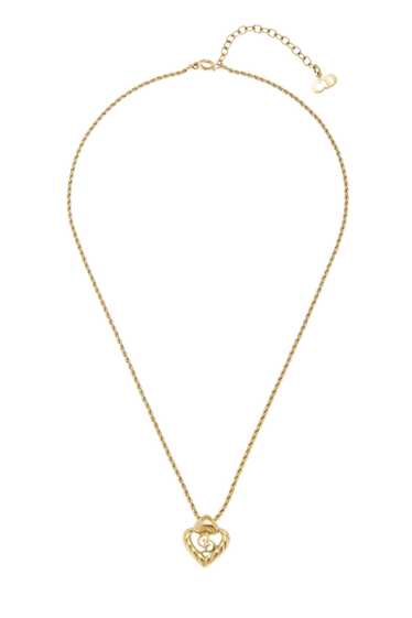 Gold Logo Heart Necklace