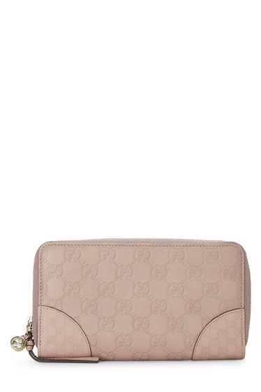 Pink Guccissima Bree Wallet