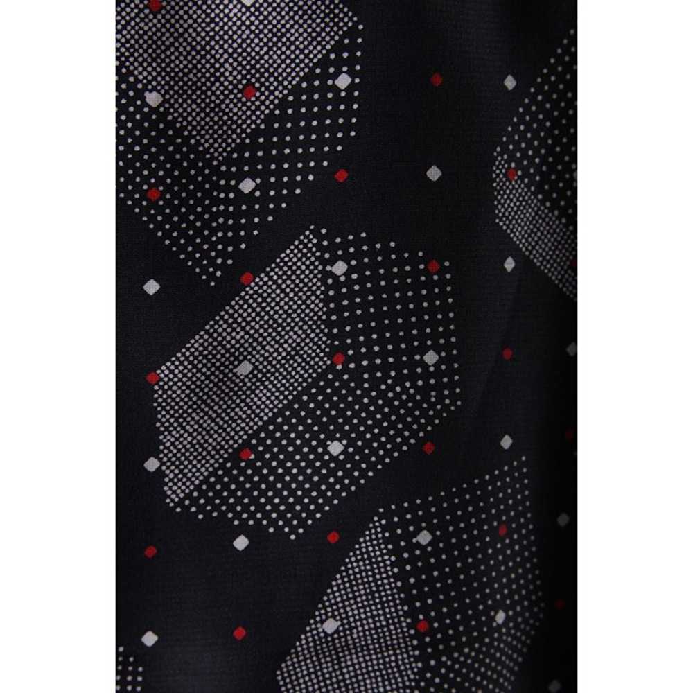 Long Dress, Homemade, Black, Gray, Geometric Patt… - image 8