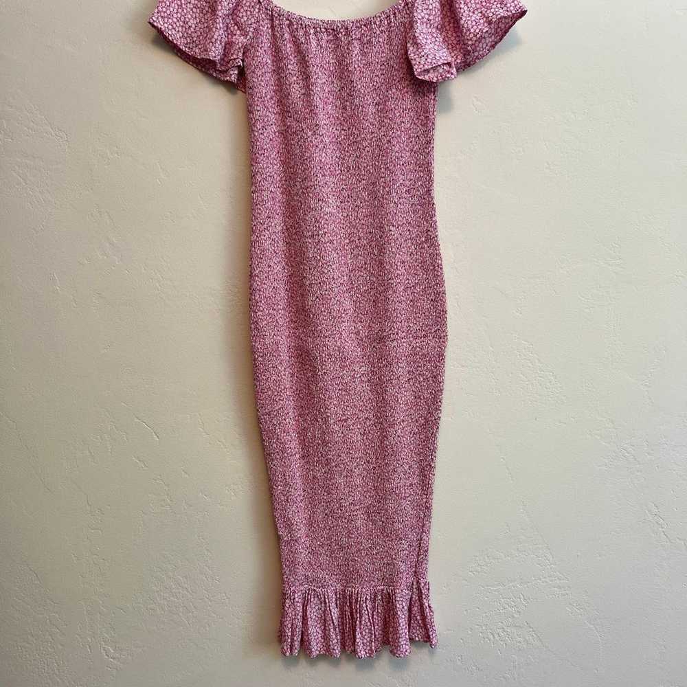 Ripe Maternity The Selma Shirred Dress Pink Body … - image 7