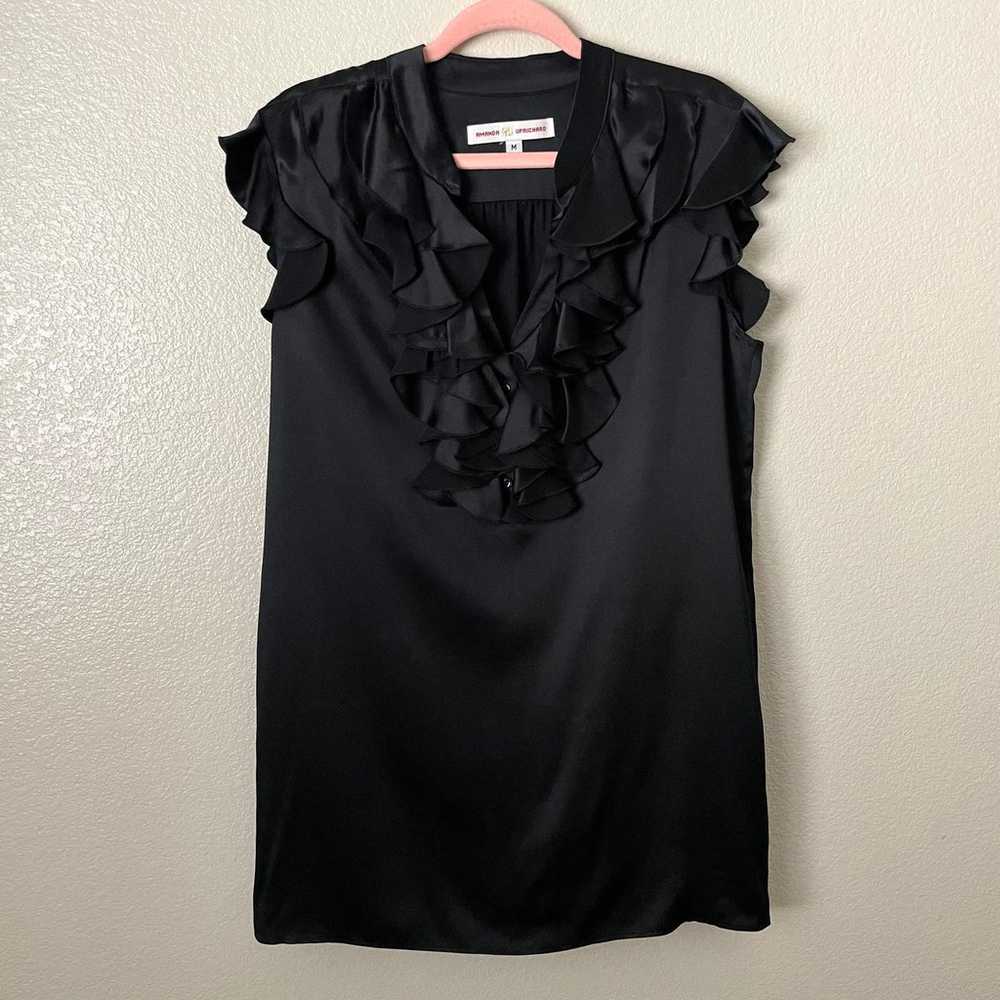Amanda Uprichard Dress Womens Medium Black Mini S… - image 1