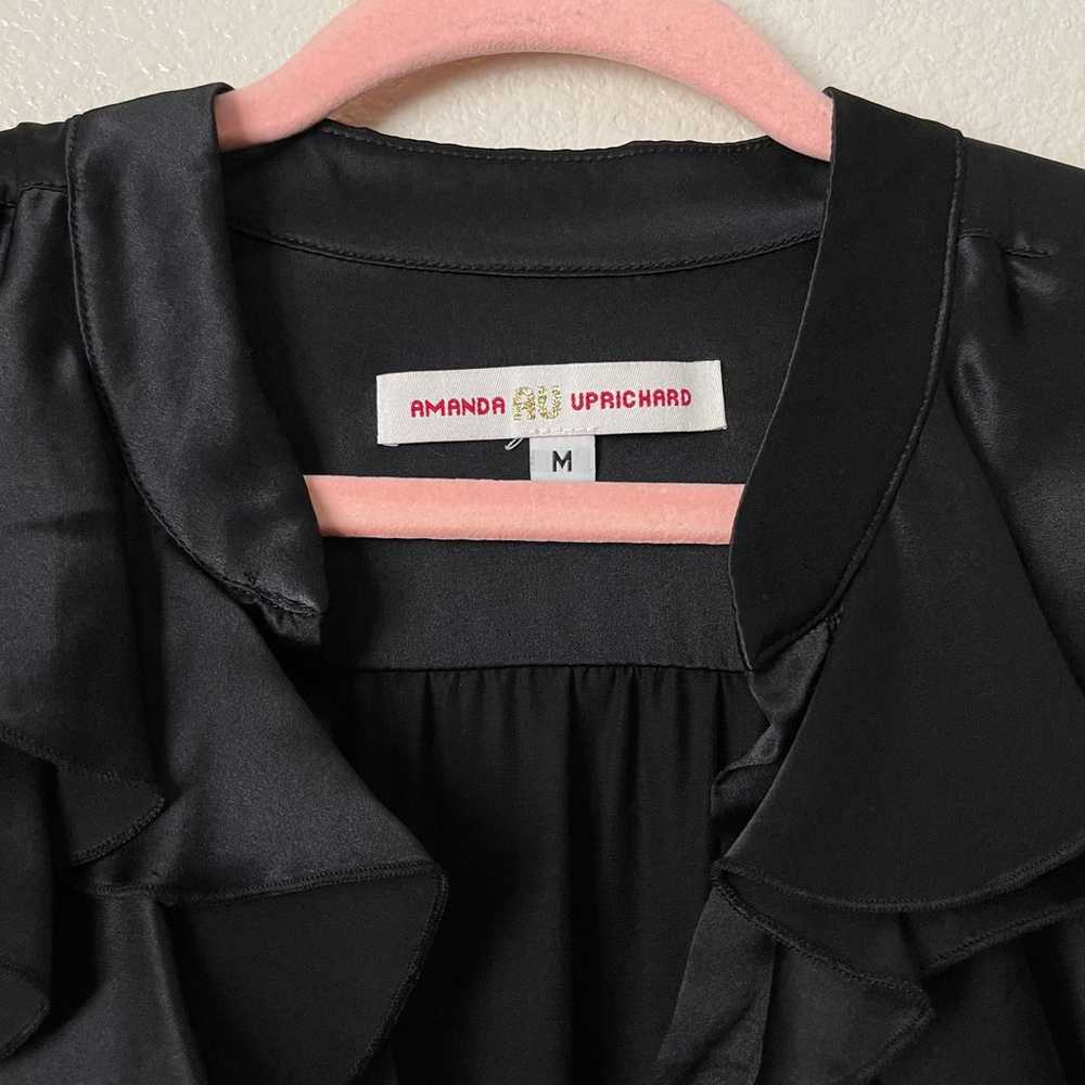 Amanda Uprichard Dress Womens Medium Black Mini S… - image 3