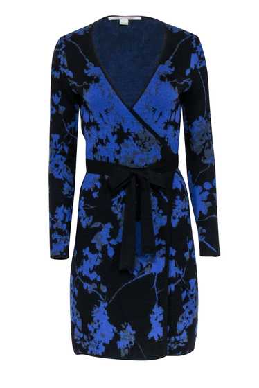 Diane von Furstenberg - Blue, Black & Grey Floral 