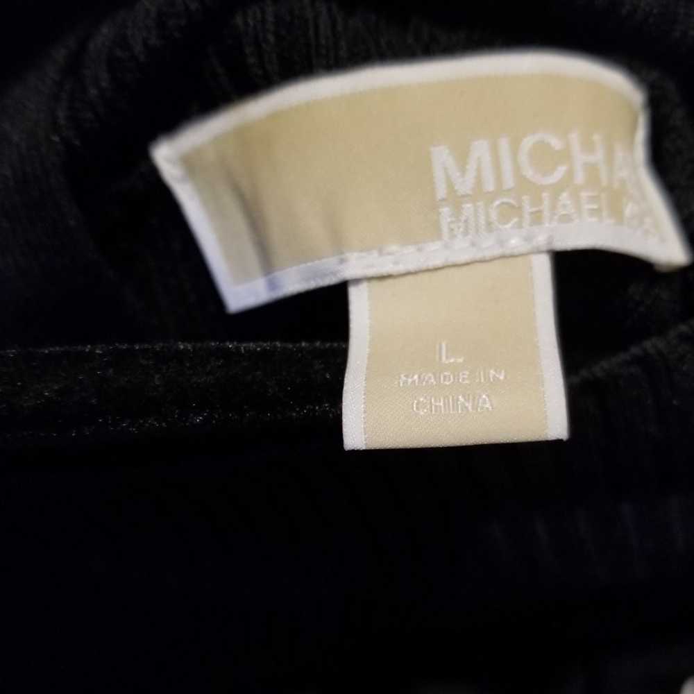 Michael Kors Women Bodycon Logo Knit Dress Black L - image 5