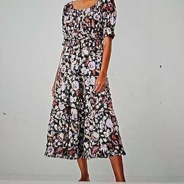 Beautiful Short Sleeve floral Dress size 10