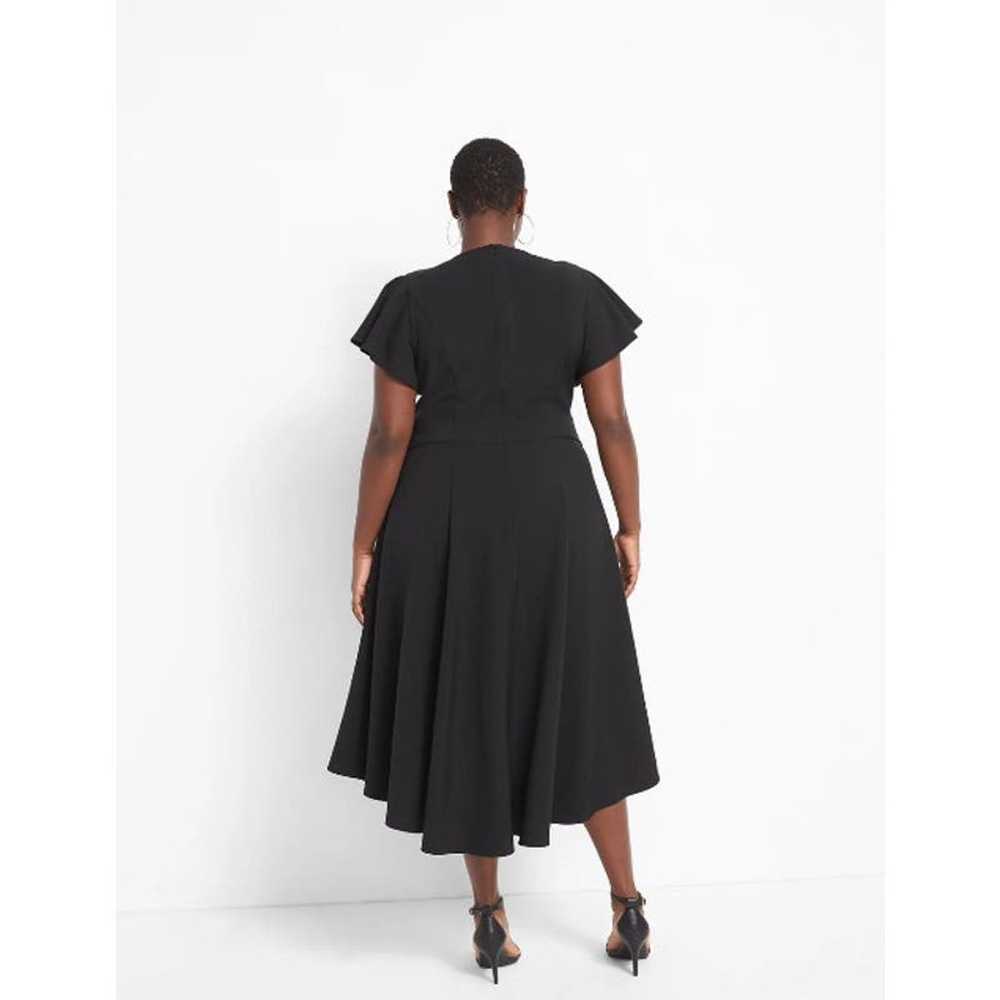 Lane Bryant Lena Midi Dress Black Plus Size 20 Fo… - image 12