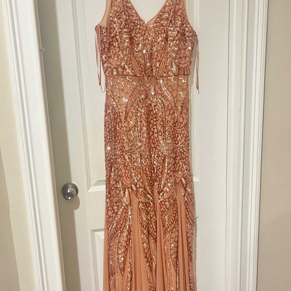 Rose Gold Long Dress - image 2