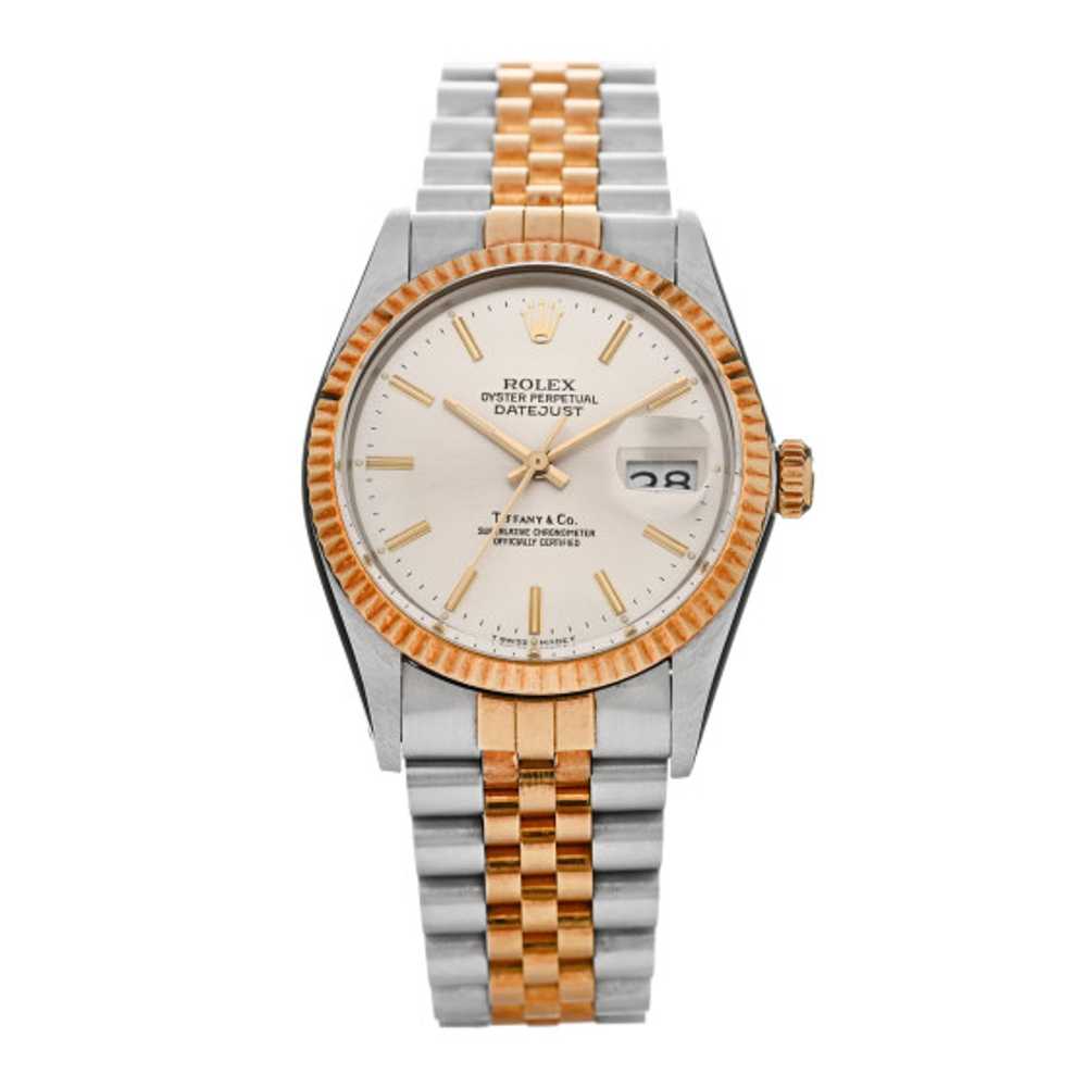 ROLEX Stainless Steel 18K Yellow Gold 36mm Oyster… - image 1