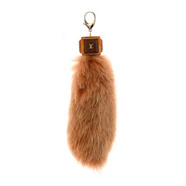 LOUIS VUITTON Fox Fur Foxy Key Holder Bag Charm - image 1