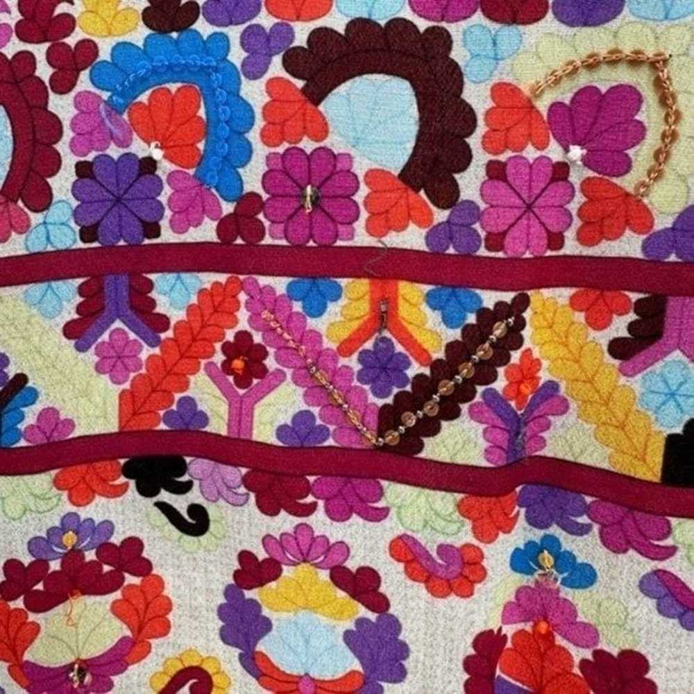 Anthropologie Tanvi Kedia Caltha Floral Embroider… - image 3