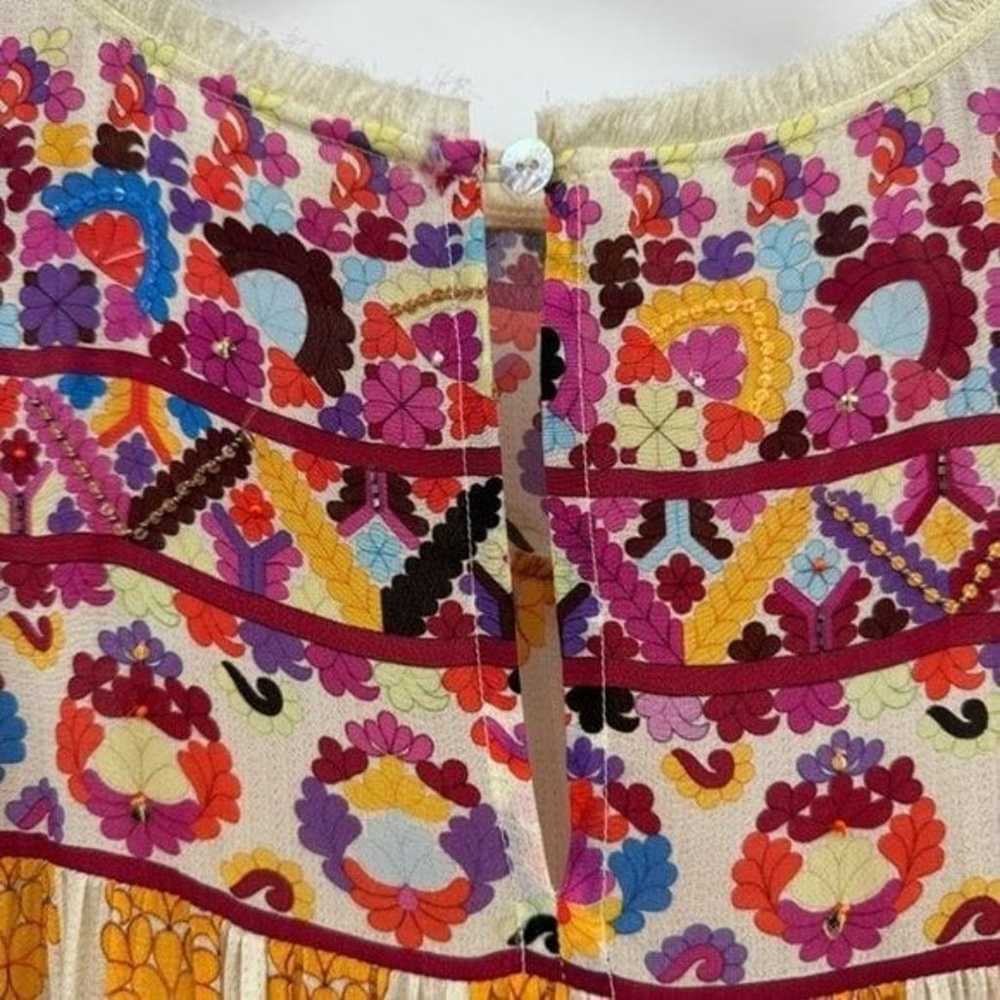 Anthropologie Tanvi Kedia Caltha Floral Embroider… - image 7