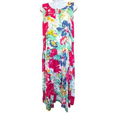 Copyright Women's Vintage Brightly Colored Floral 