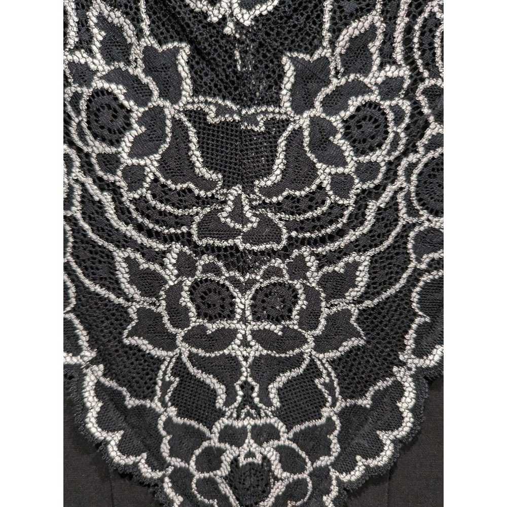 Vintage Joseph Ribkoff Black Scuba Knit Sleveless… - image 3