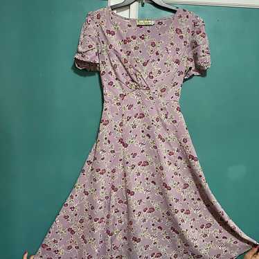 Lavender with purple floral dress from Loco Lindo - image 1