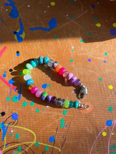 Handmade Neon rainbow gemstone bracelet | Used,…