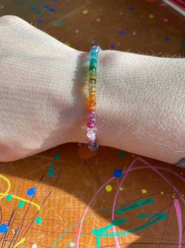 Handmade Rainbow gemstone bracelet | Used,… - image 1