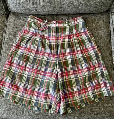 Jennifer Moore Preppy Madra plaid pocket shorts (8