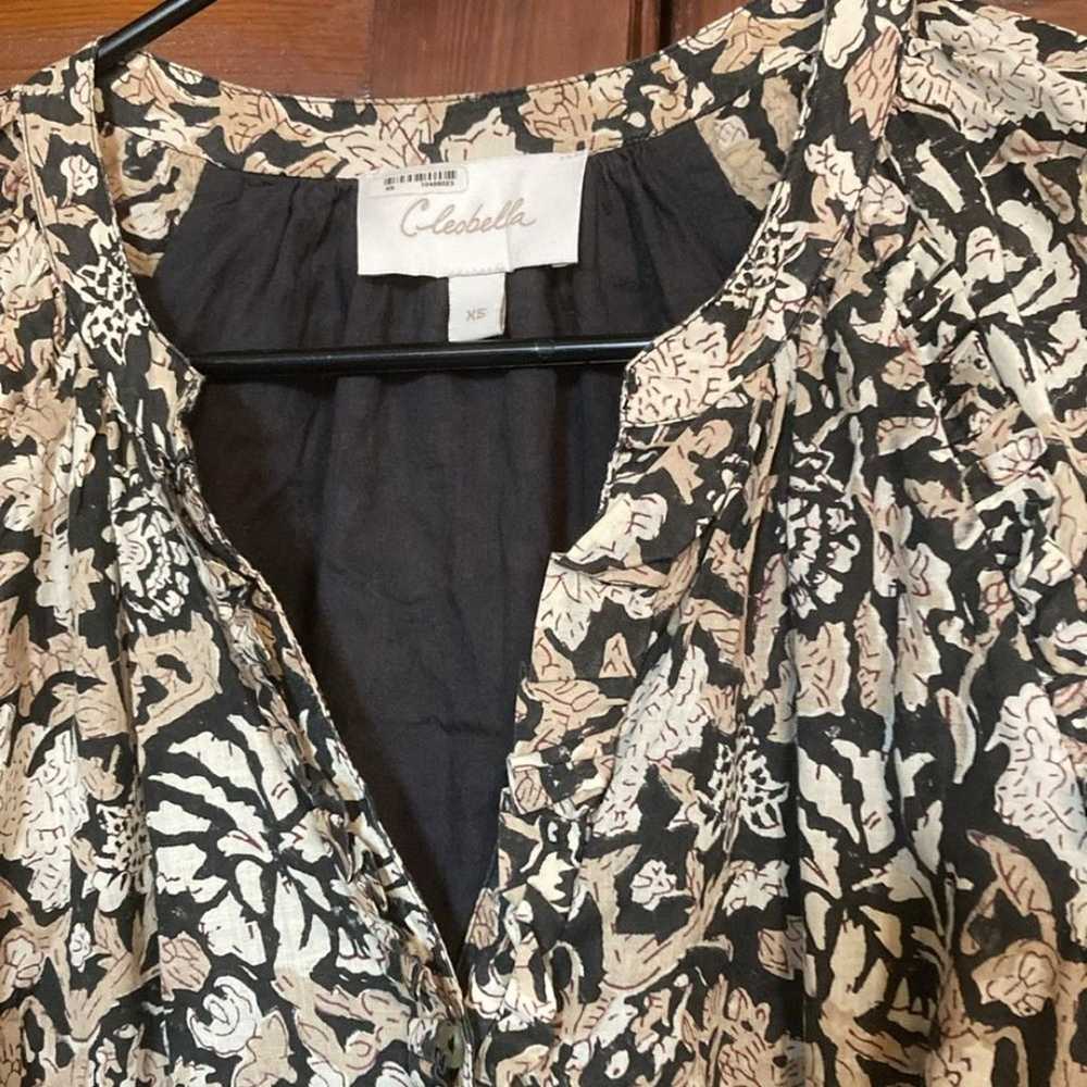 Cleobella Mylah Organic Cotton Ruffle Mini Dress … - image 2