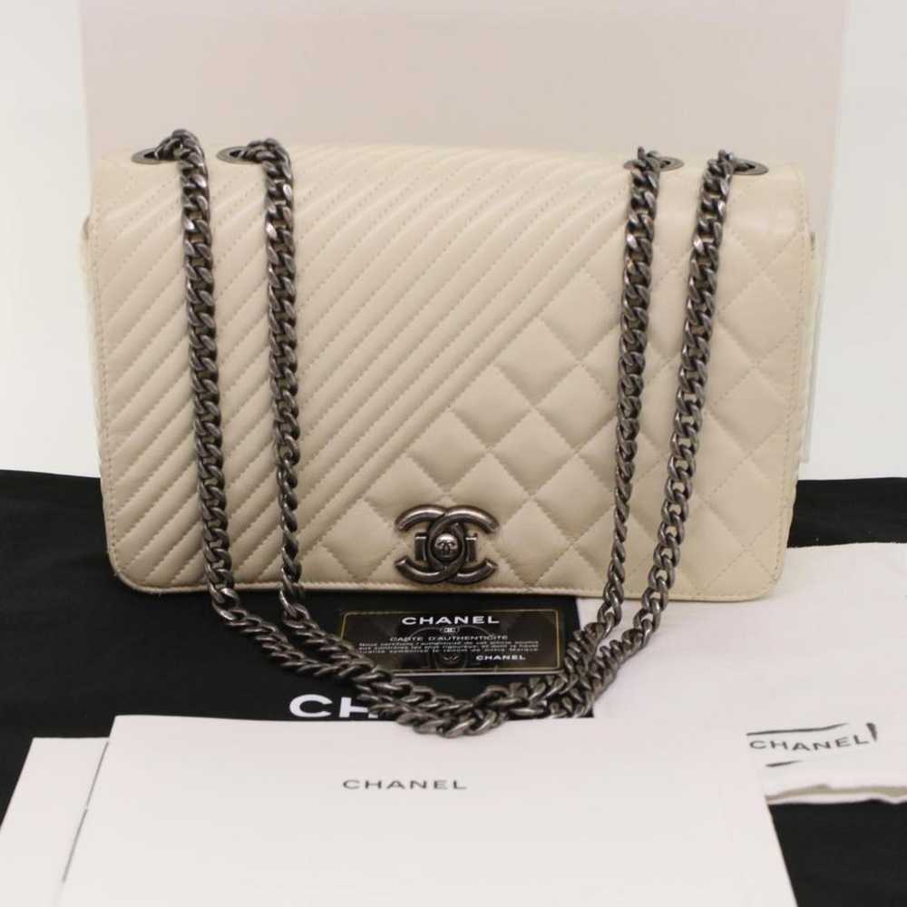 Chanel Coco boy leather handbag - image 8