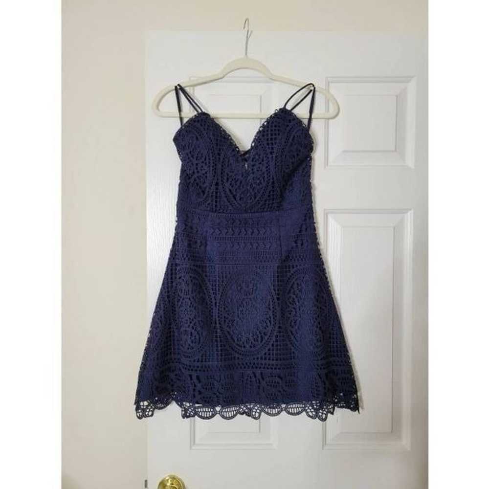 Lovers and Friends Orchard Dress in Navy S D46 - image 2
