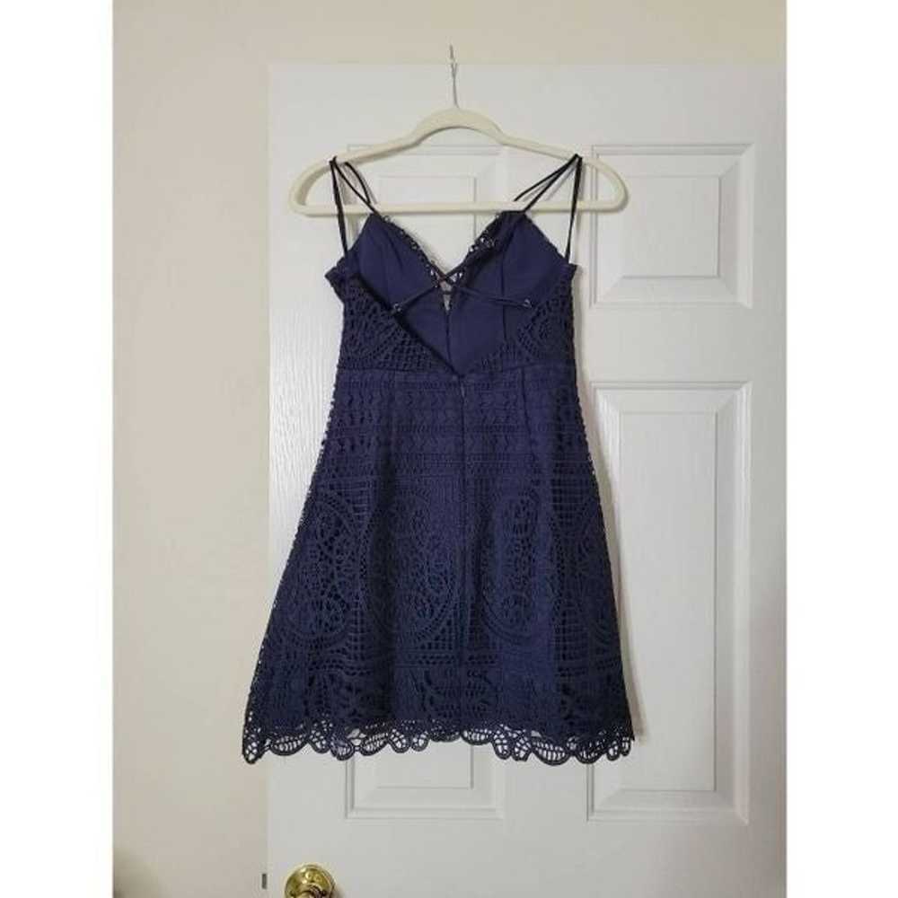 Lovers and Friends Orchard Dress in Navy S D46 - image 3