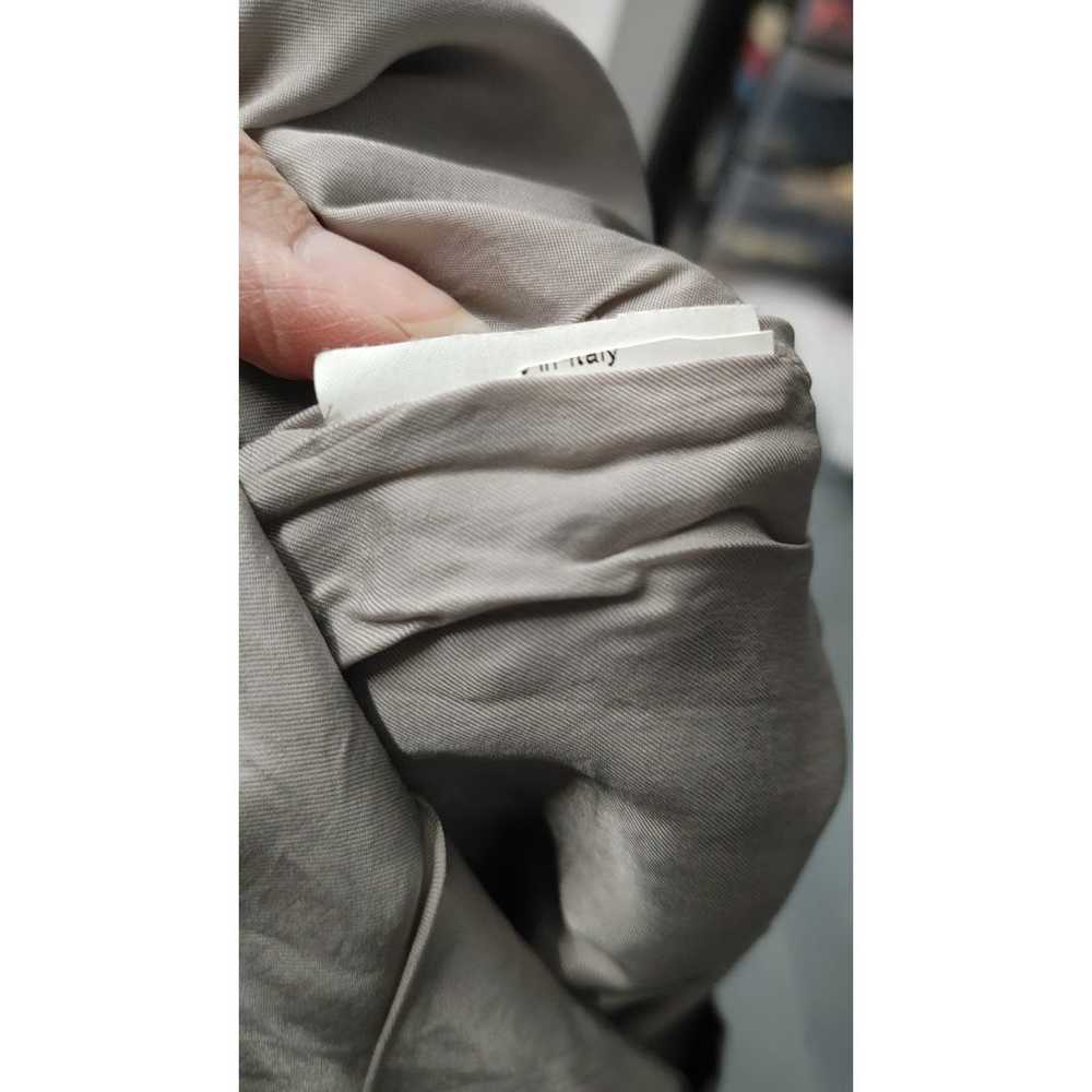Piazza Sempione Dress Shift Pinstripe Gray White … - image 7