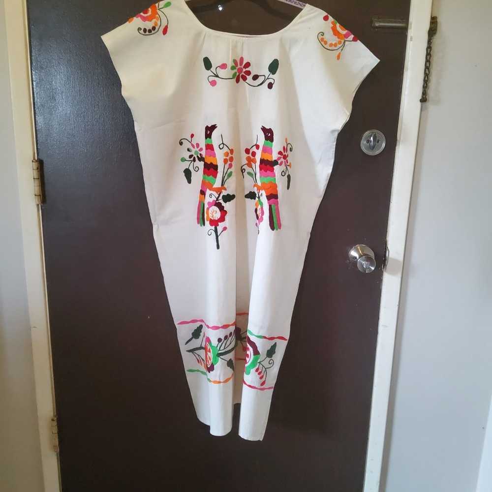 Otomi Dress, Mexico - 24" W x 43" L  Mexican embr… - image 1