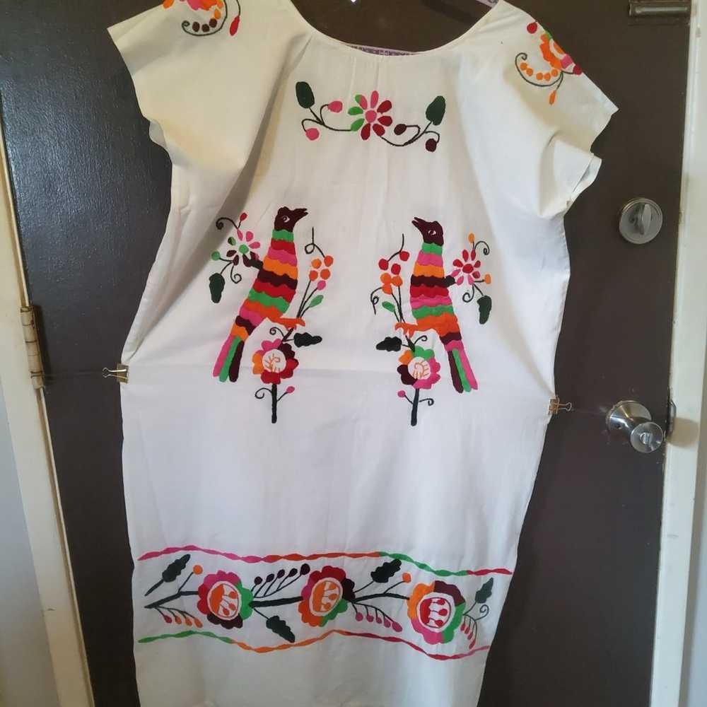 Otomi Dress, Mexico - 24" W x 43" L  Mexican embr… - image 2