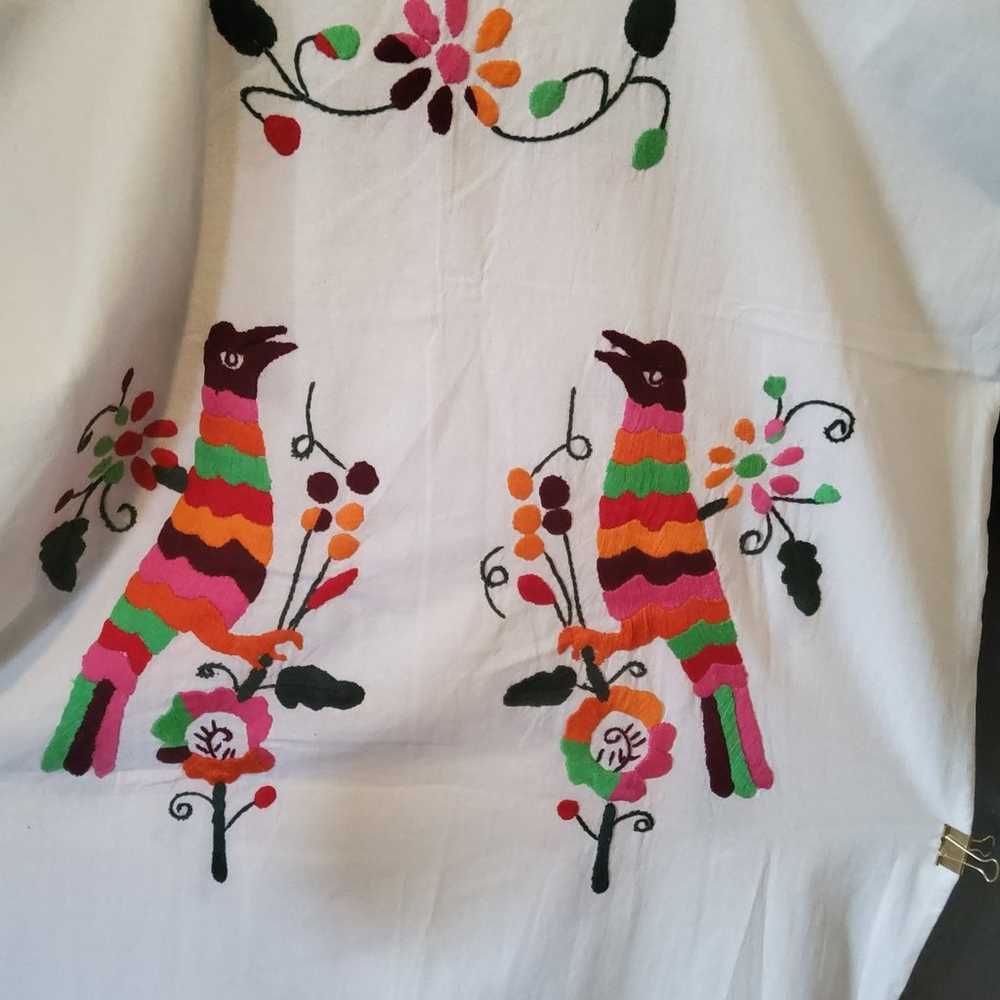Otomi Dress, Mexico - 24" W x 43" L  Mexican embr… - image 6