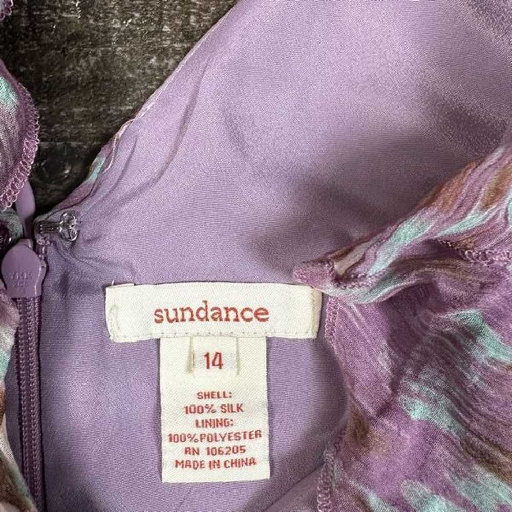 Sundance Womens Size 14 Catalog Silk Ruffle Dress… - image 3