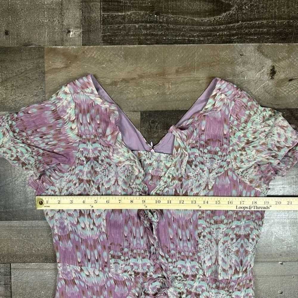 Sundance Womens Size 14 Catalog Silk Ruffle Dress… - image 4