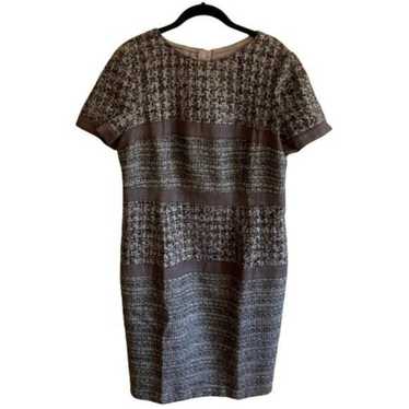 Basler Tweed Wool Metal Blend Dress Size 42
