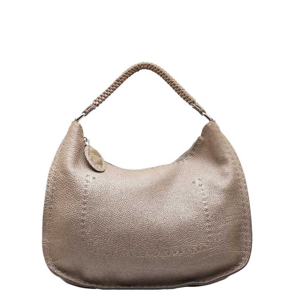 Leather Selleria Hobo Bag - '10s - image 1