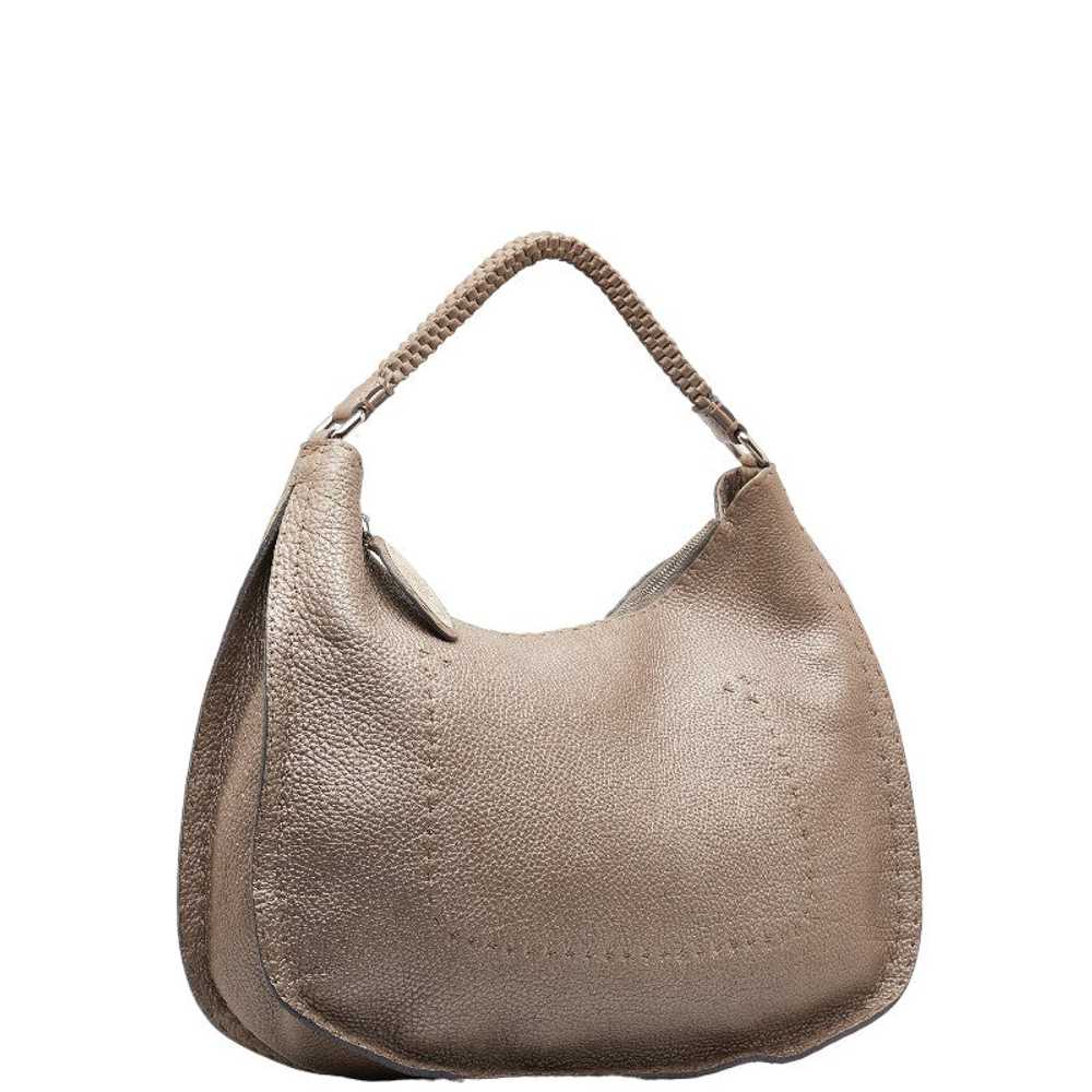 Leather Selleria Hobo Bag - '10s - image 2