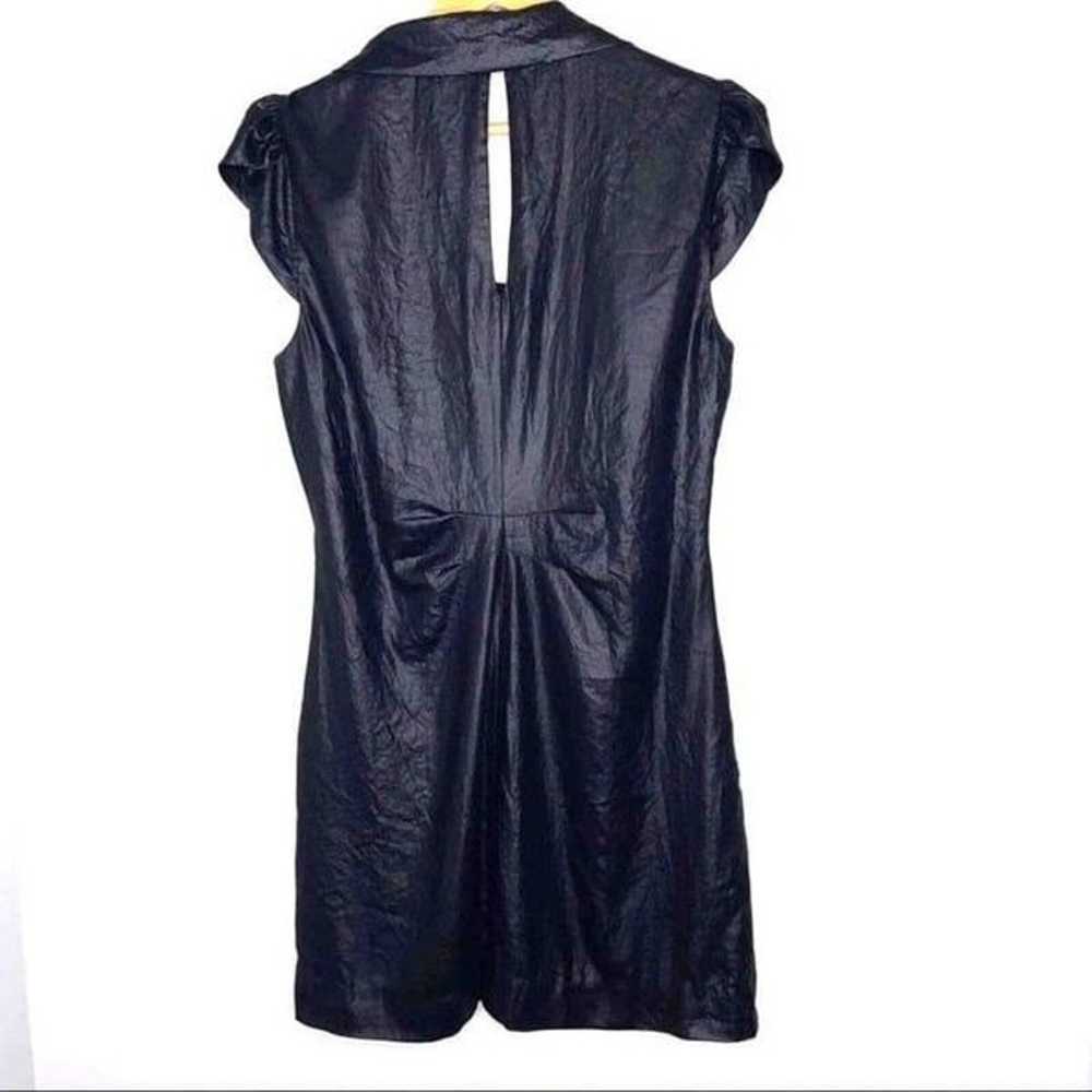 BCBGMAXAZRIA Black Shift Dress Size Medium Keyhol… - image 10