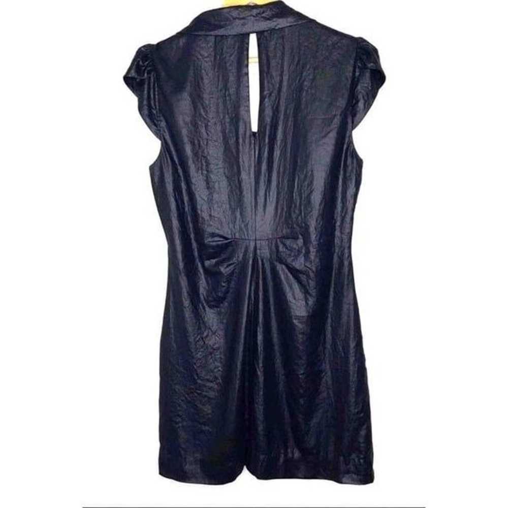 BCBGMAXAZRIA Black Shift Dress Size Medium Keyhol… - image 2
