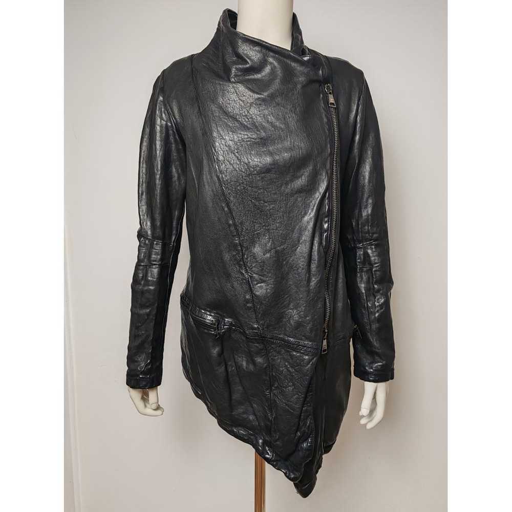 Giorgio Brato Leather biker jacket - image 2