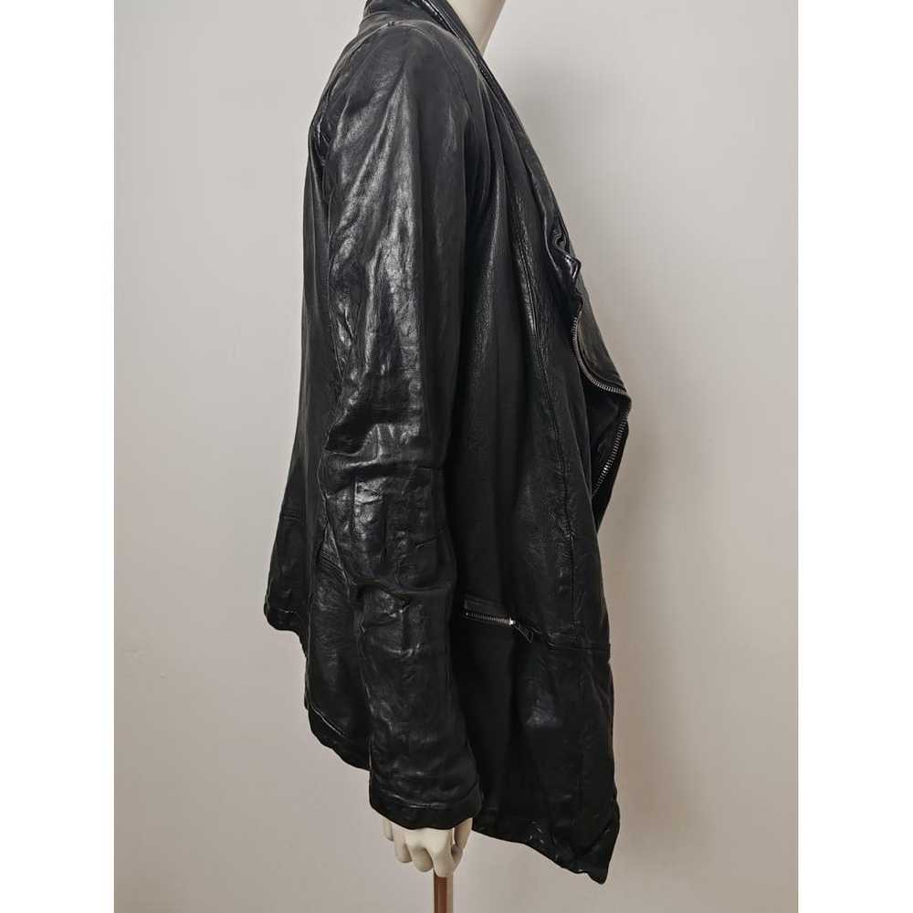 Giorgio Brato Leather biker jacket - image 5