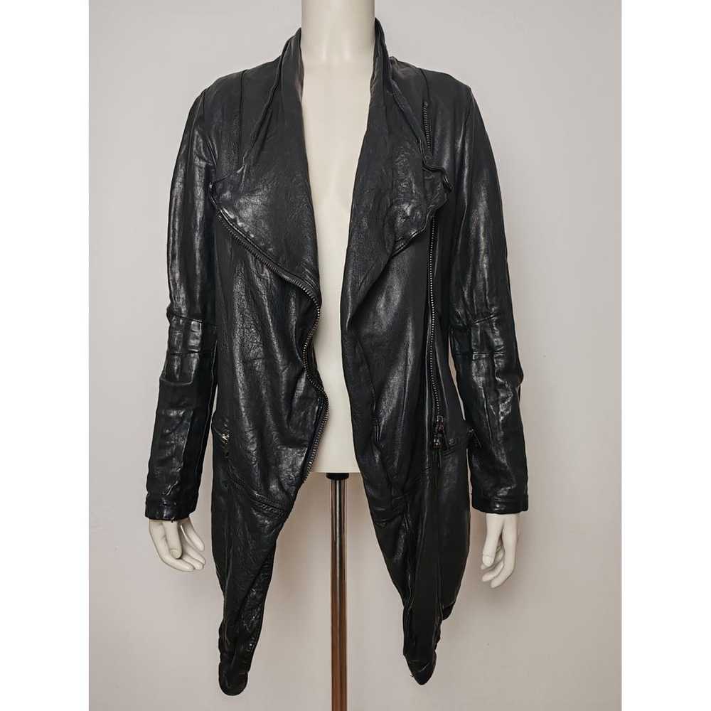 Giorgio Brato Leather biker jacket - image 6