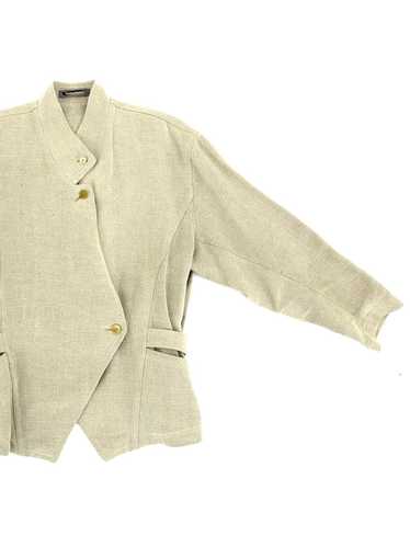 80s Issey Miyake Linen Oversize Jacket