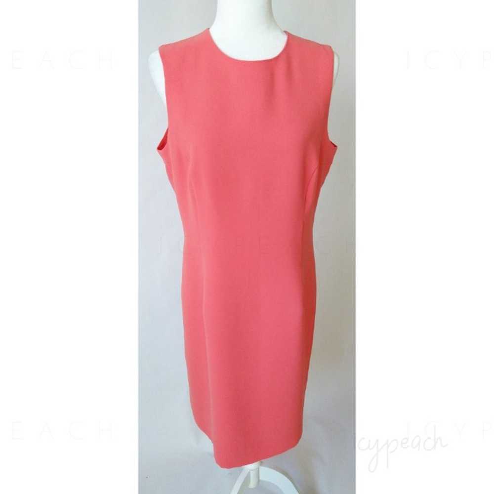 Pendleton Vtg 90s Dress Size 12 Coral Melon Sleev… - image 7