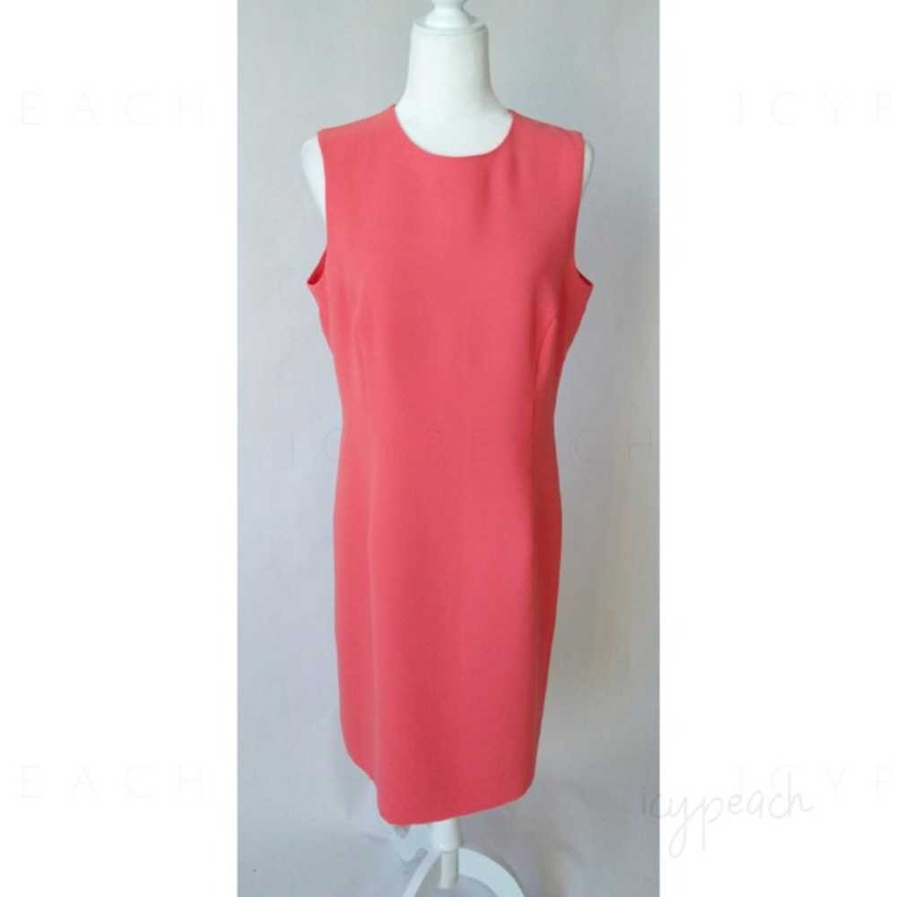 Pendleton Vtg 90s Dress Size 12 Coral Melon Sleev… - image 8