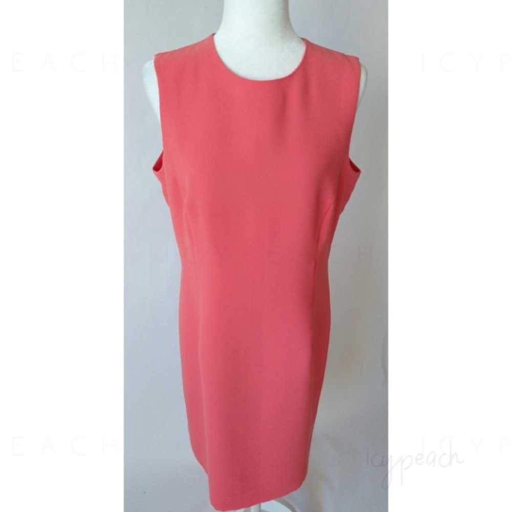 Pendleton Vtg 90s Dress Size 12 Coral Melon Sleev… - image 9