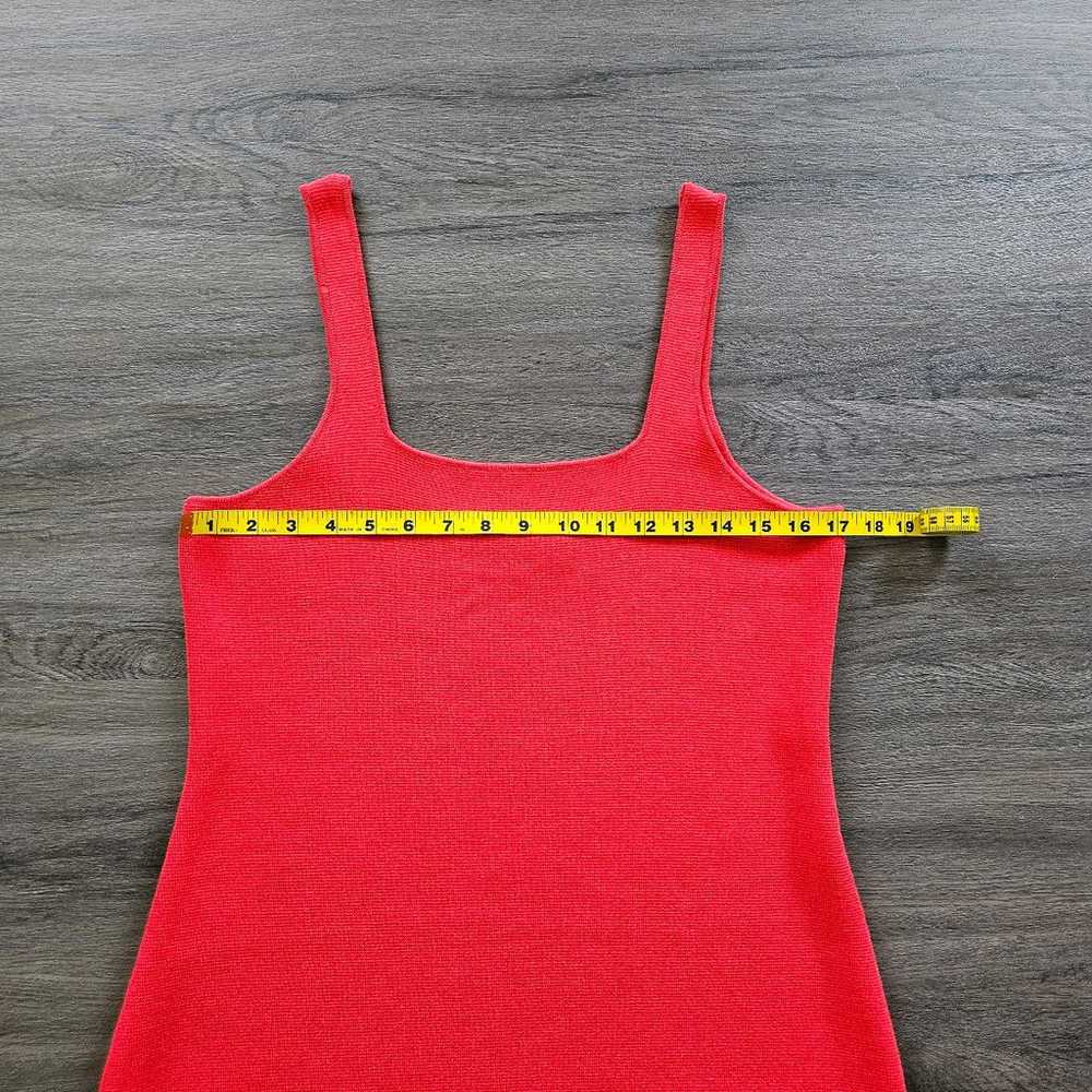 J. Crew Red Squareneck Mini Sweater-Dress NWOT Si… - image 10