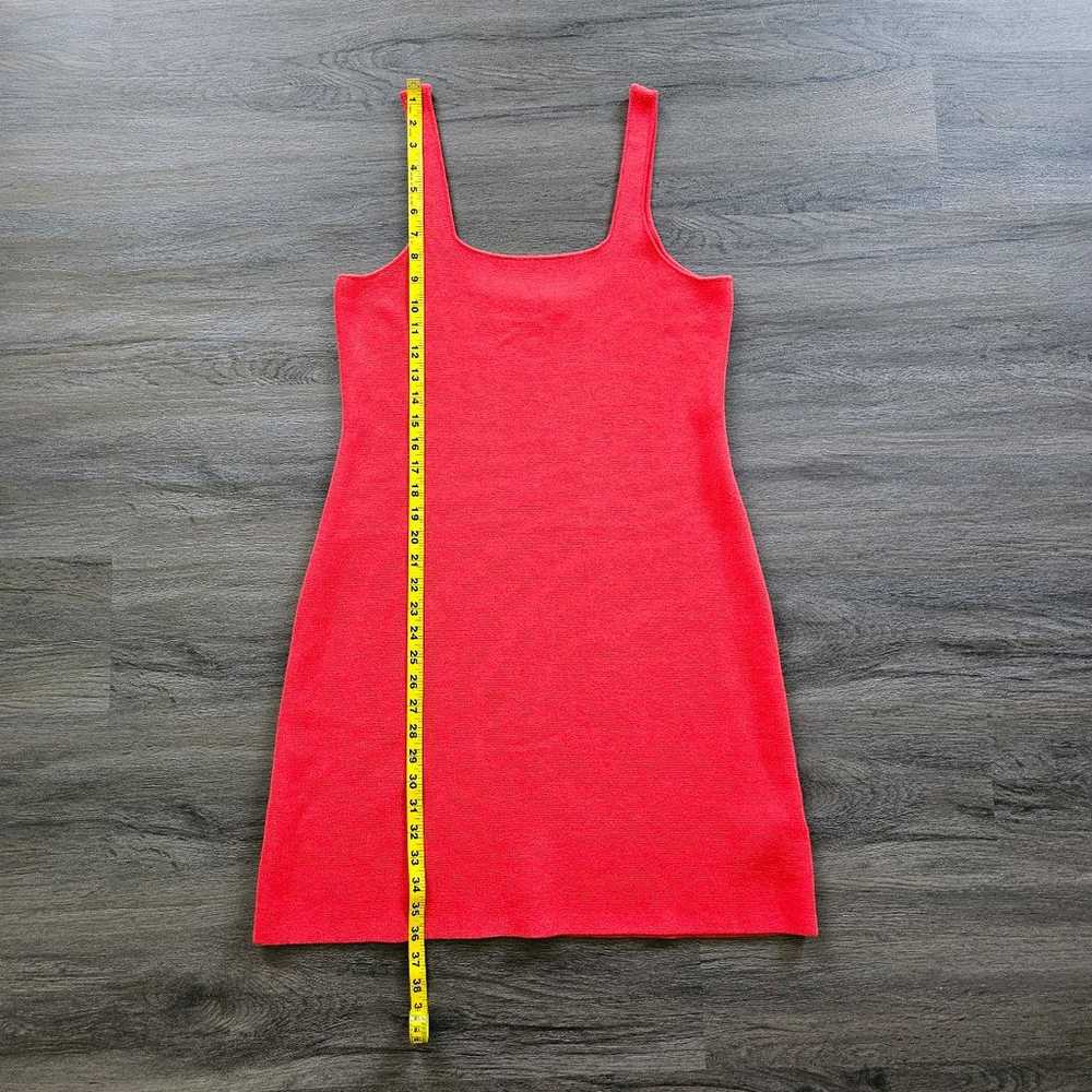J. Crew Red Squareneck Mini Sweater-Dress NWOT Si… - image 11